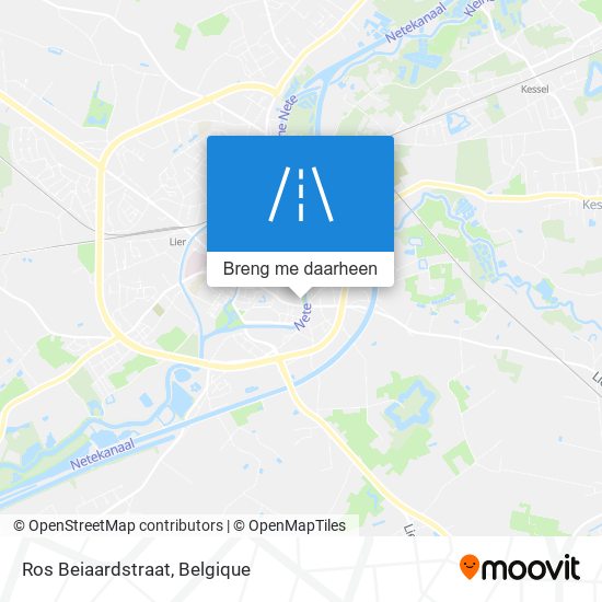 Ros Beiaardstraat kaart