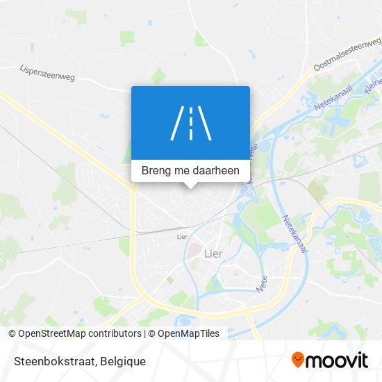 Steenbokstraat kaart