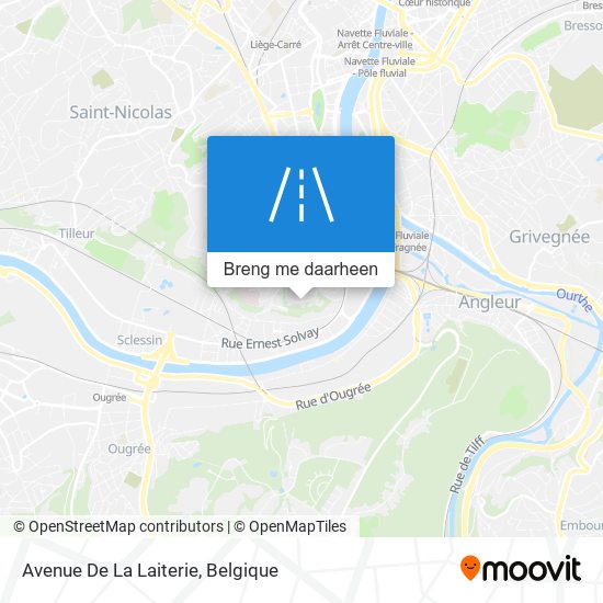 Avenue De La Laiterie kaart
