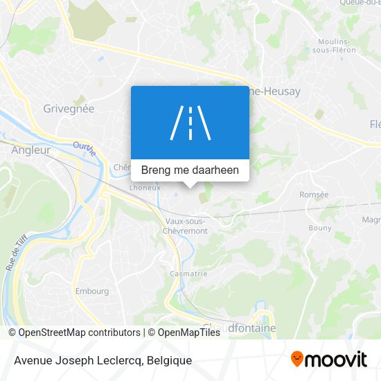 Avenue Joseph Leclercq kaart