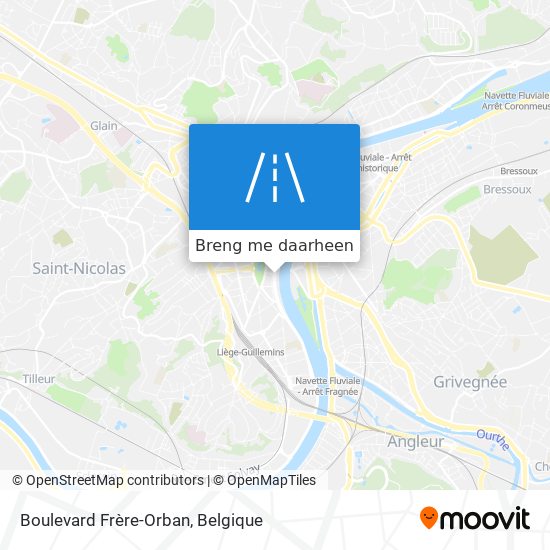 Boulevard Frère-Orban kaart