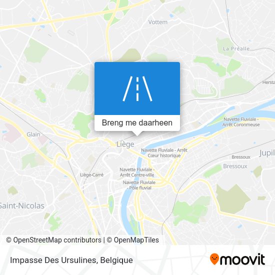 Impasse Des Ursulines kaart