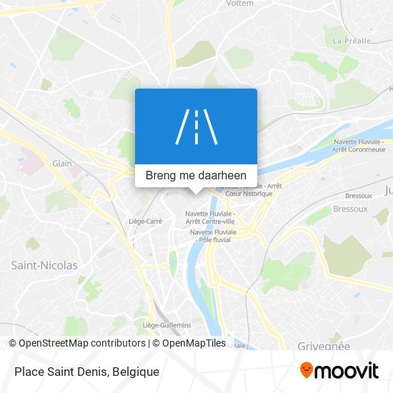 Place Saint Denis kaart