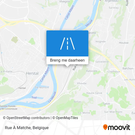 Rue À Matche kaart