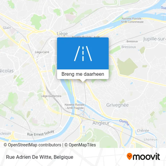 Rue Adrien De Witte kaart