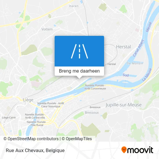 Rue Aux Chevaux kaart