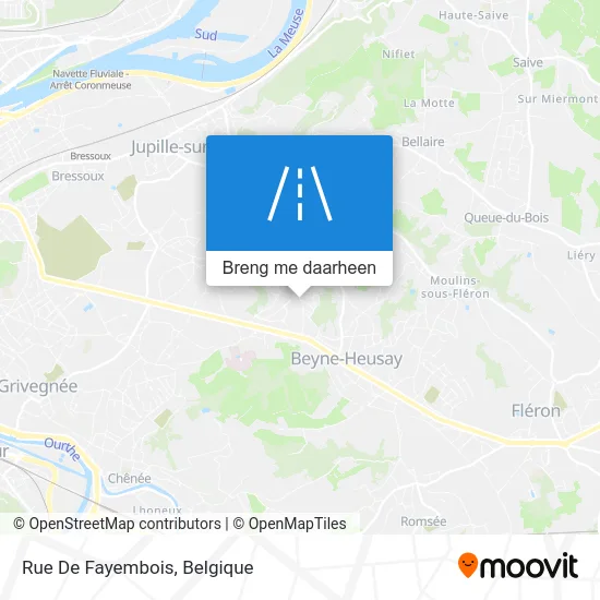 Rue De Fayembois kaart