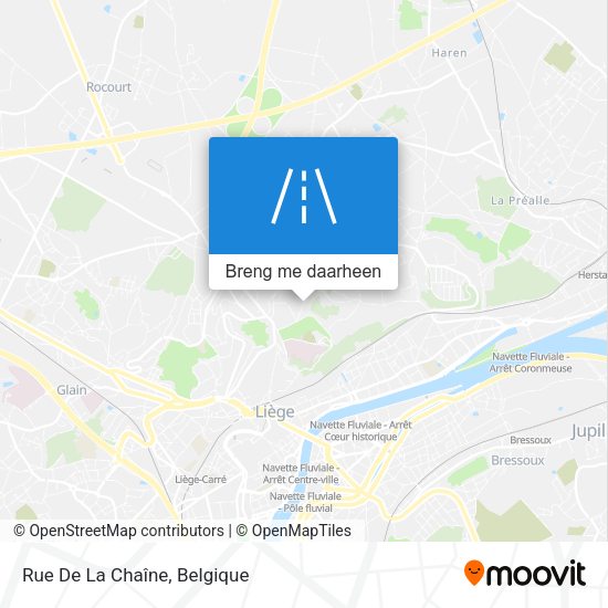 Rue De La Chaîne kaart
