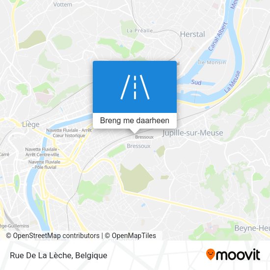 Rue De La Lèche kaart