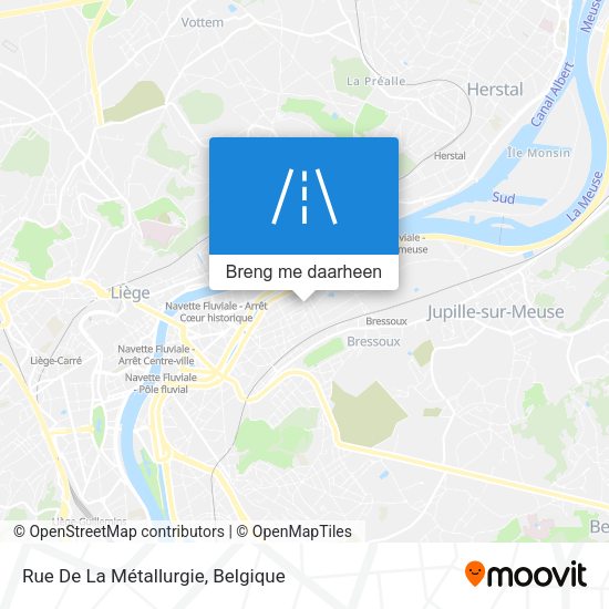 Rue De La Métallurgie kaart