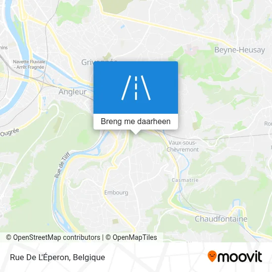 Rue De L'Éperon kaart