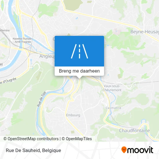 Rue De Sauheid kaart