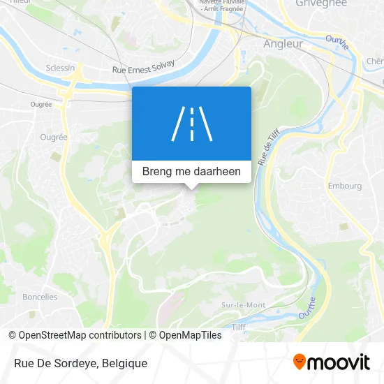 Rue De Sordeye kaart