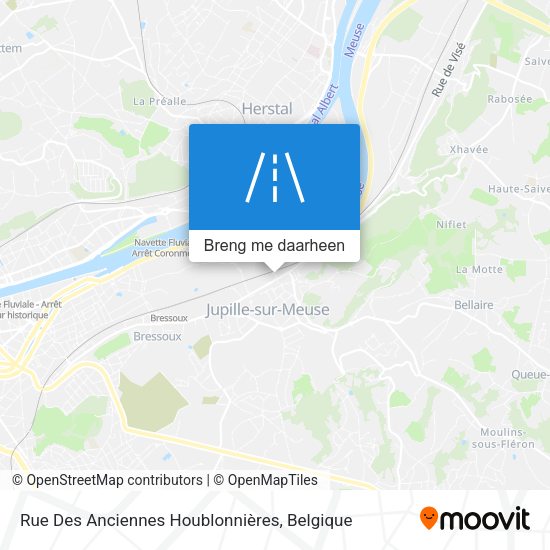 Rue Des Anciennes Houblonnières kaart