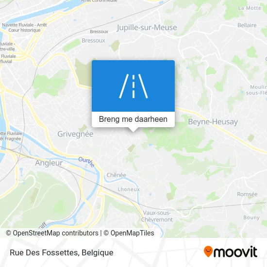 Rue Des Fossettes kaart