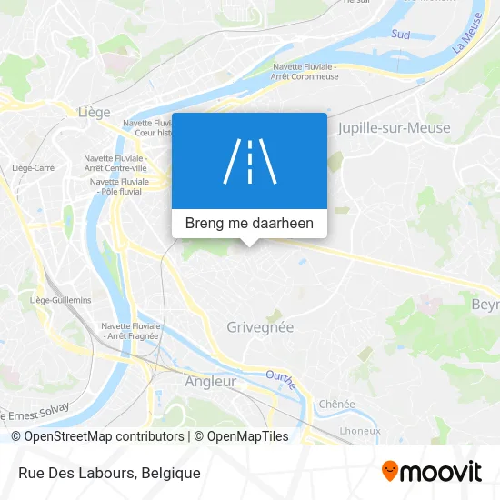 Rue Des Labours kaart