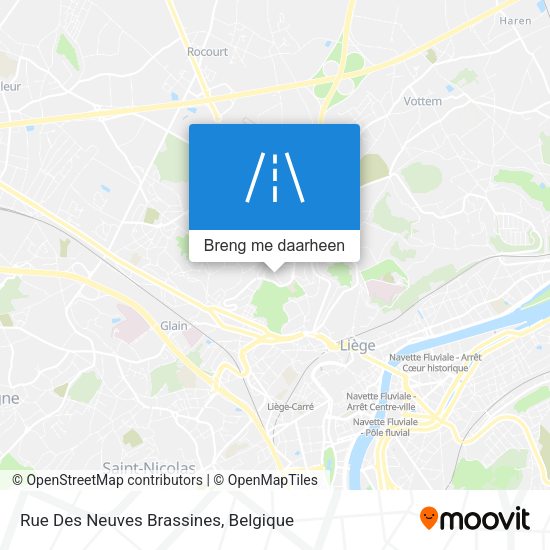 Rue Des Neuves Brassines kaart