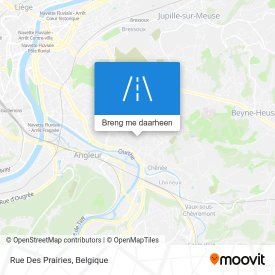 Rue Des Prairies kaart