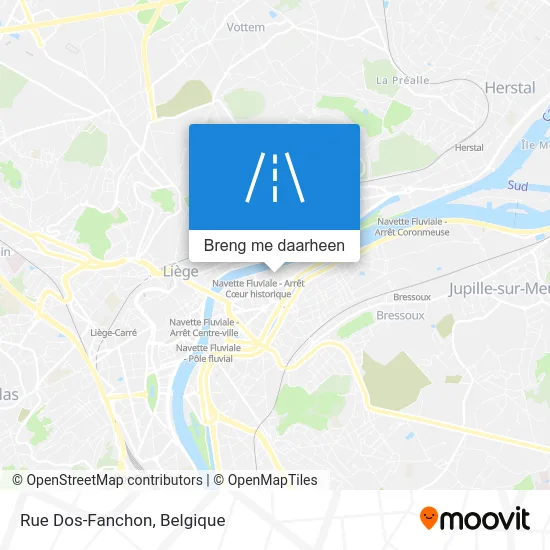 Rue Dos-Fanchon kaart