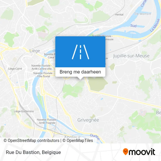 Rue Du Bastion kaart