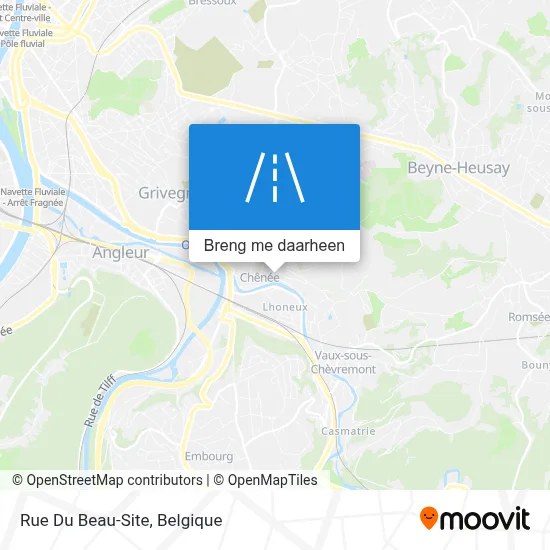 Rue Du Beau-Site kaart