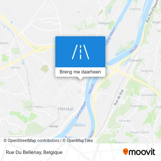 Rue Du Bellenay kaart