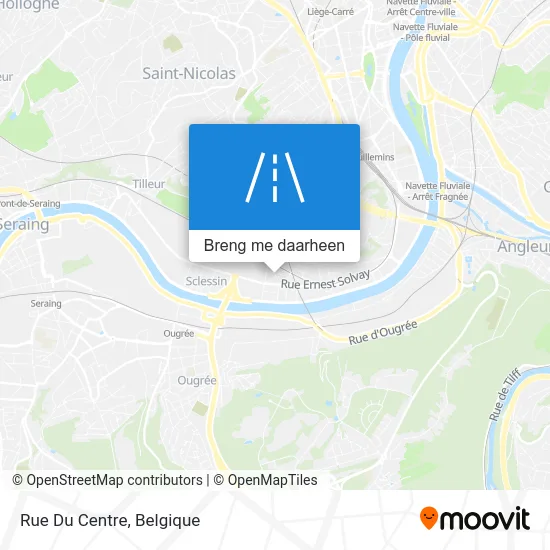 Rue Du Centre kaart