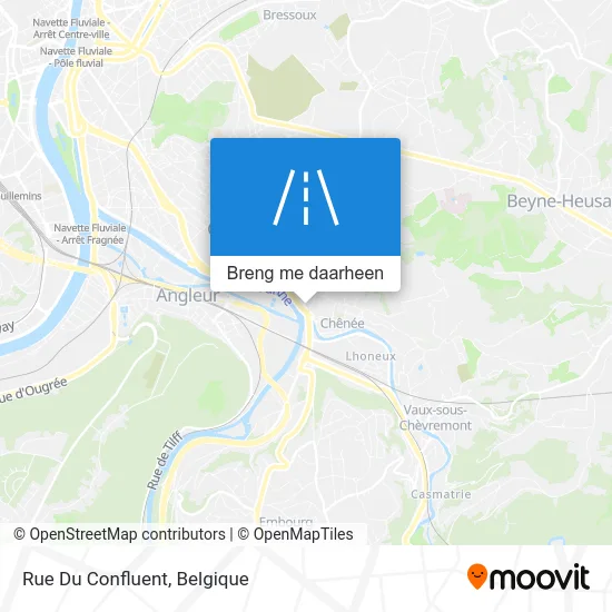 Rue Du Confluent kaart