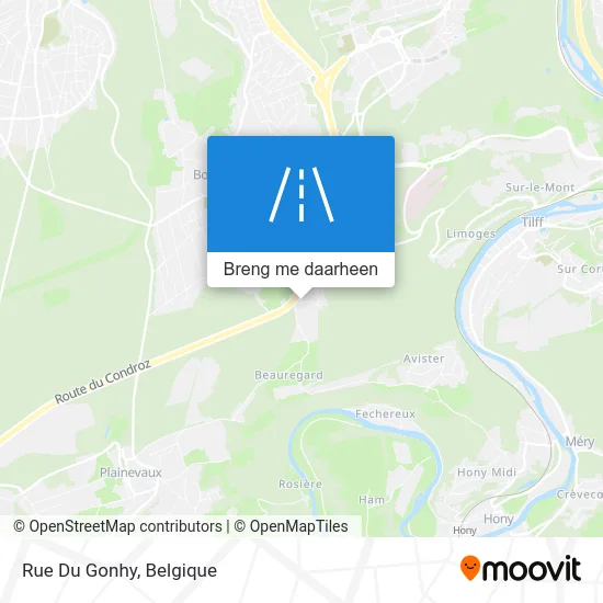 Rue Du Gonhy kaart