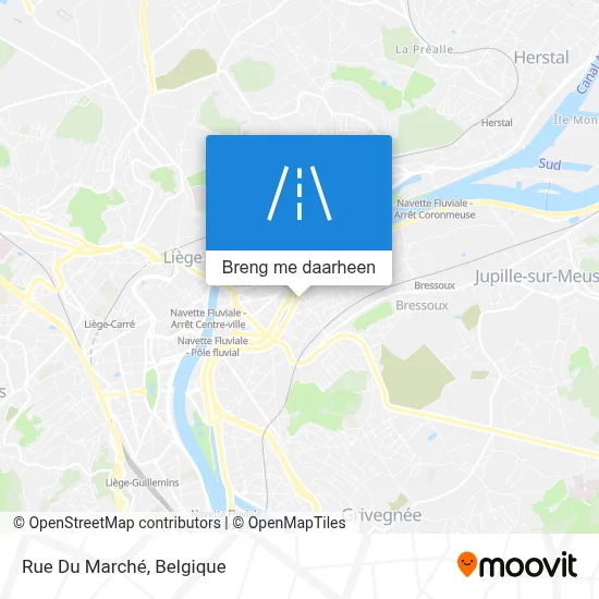 Rue Du Marché kaart