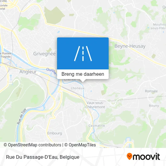 Rue Du Passage-D'Eau kaart