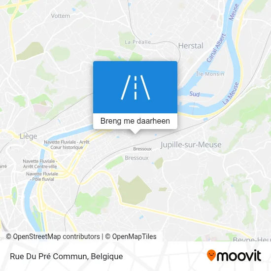 Rue Du Pré Commun kaart