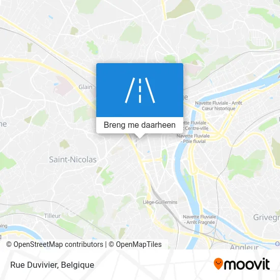 Rue Duvivier kaart