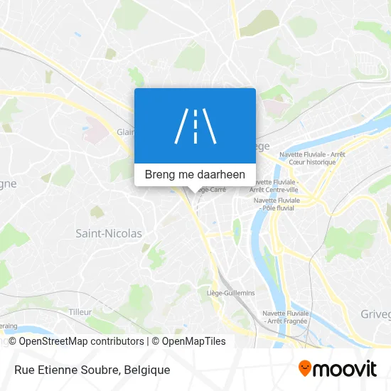 Rue Etienne Soubre kaart