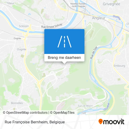 Rue Françoise Bernheim kaart