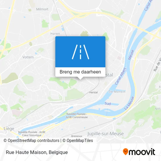 Rue Haute Maison kaart