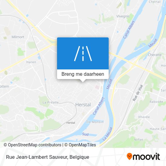 Rue Jean-Lambert Sauveur kaart