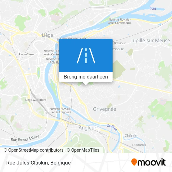 Rue Jules Claskin kaart