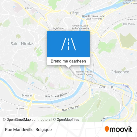 Rue Mandeville kaart