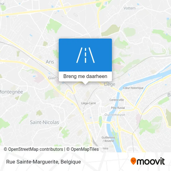 Rue Sainte-Marguerite kaart