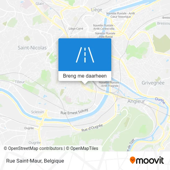 Rue Saint-Maur kaart