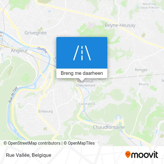 Rue Vallée kaart
