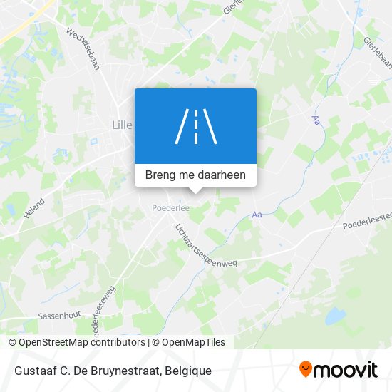 Gustaaf C. De Bruynestraat kaart