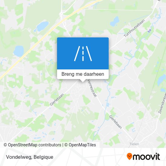 Vondelweg kaart