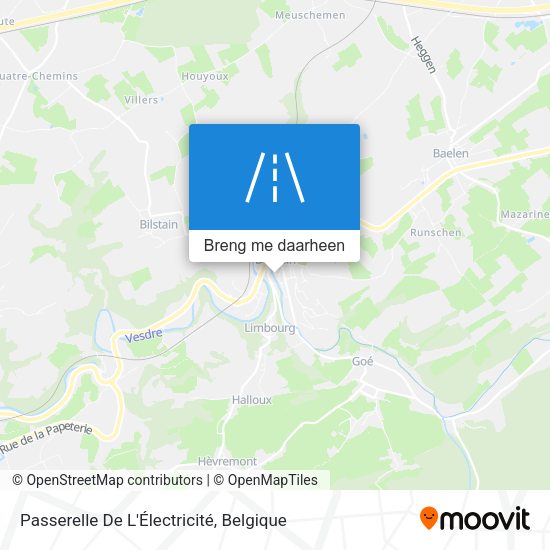 Passerelle De L'Électricité kaart