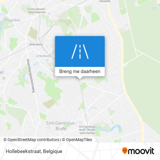 Hollebeekstraat kaart