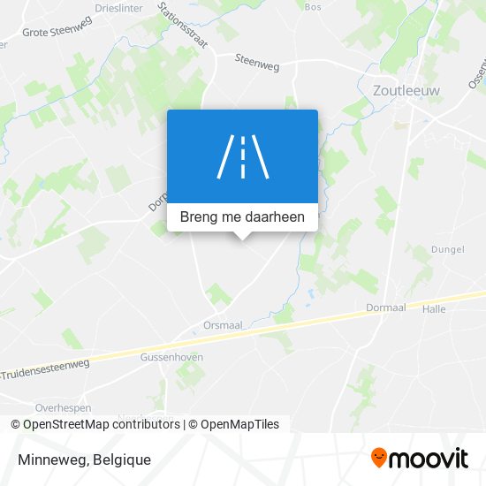 Minneweg kaart