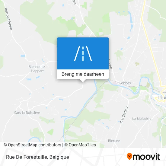 Rue De Forestaille kaart