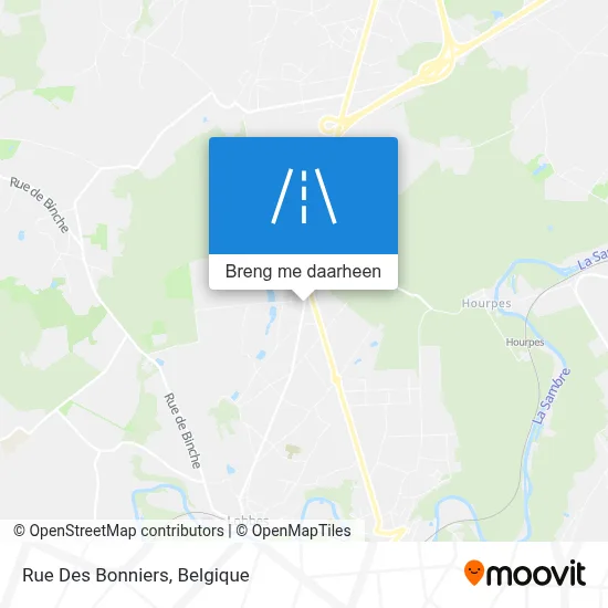 Rue Des Bonniers kaart