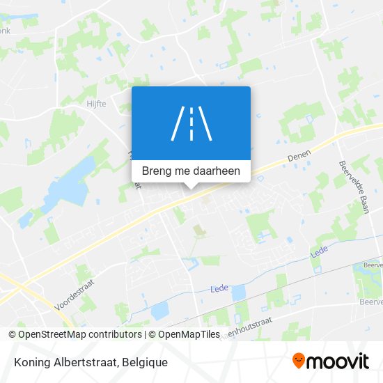 Koning Albertstraat kaart